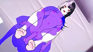 Shiori Novella takes daring action at public train station in hololive hentai