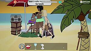 Fuckerman Bangs Milf at the Beach.