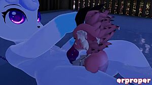 Yo, check out VRChat Draco banging Alolan Vulpix in wild monster action!