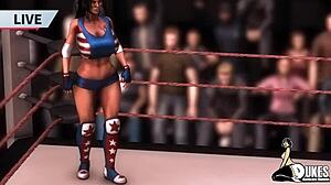 Wow! Pro Wrestler Diva Crushed by Hard Cock Luchador in Brutal Domination Match!