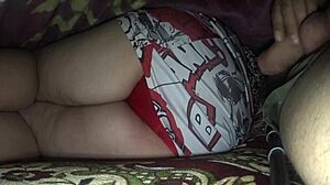 My wife under the blanket with the neighbor!