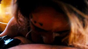 Amateur Blonde Bombshell Hentai Rossi Blowjob Ends With Face Full Of Cum