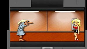 Condom Man kompilacija flash igre s teen creampie scenami