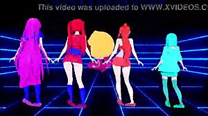 hey, let's watch this ghost dance with pacman