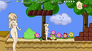 Peach Untold Tale gameplay 1-2-1-b gangbang action!