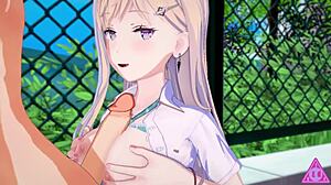 Saki Ayase Gets Naughty with Stranger Outside School