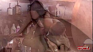 in this bar, the ass is served at the counter, a beautiful one