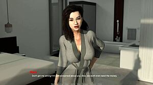 Step-aunt delivers an intense boobjob in Away From Home 3 gameplay. Her curvy outfit drives wild action!