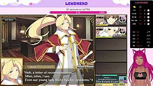 ווטיובר ליוודנקו משחקת באיבניקל חלק 3 עם קרימפיי וציצים גדולים בגימת הנטאי חמודה