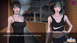 Episode 10 involves boosting trust points with Luna, Lana, Mion, and Hazel as the female anchor next door in BDSM squirting with giant monster outfits and big tits 3D anal