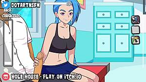 Jinx from League of Legends gets creampied in multiple positions