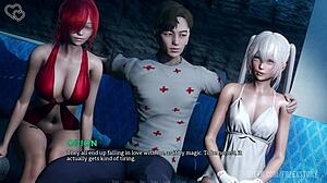 in the world of eternum episode 1, the 3d game unfolds with teen adventures and cartoon twists