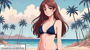 I’m hooked on this giant woman JOI hentai roleplay. Audio in Spanish makes the fetish instructions so real!