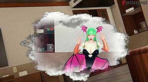 Tifa Lockhart delivers a surprising blowjob in Final Fantasy 3D with big tits and see-through elements