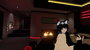 Wow, Public Fantasy Fuck in VR Chat Sim! 😳