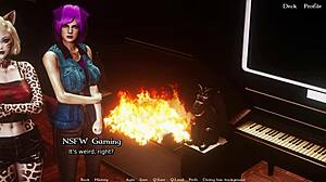 Cat Girl Tease Furrhouse Ch16 P2 Involves Monster Blowjobs, Big Tits, And Furry Giant Encounters.