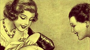 hey, check out these vintage erotic hairy drawings from way back.