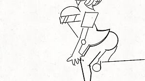 WOW, CARTOON ASS AND PUSSY GETTING FUCKED HARD IN THIS ANIME MALEDOM SCENE!