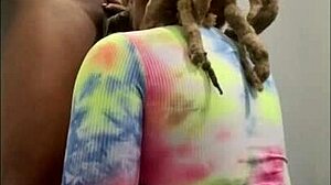 He tried to focus on anime, but she climbed on for doggystyle oral