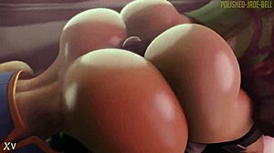 CHUN-LI Street Fighter With Big ASS in Hentai Fight