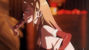 marin kitagawa becomes the special christmas present in this animation