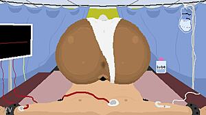 haydee femdom rides big cock for creampie in cowgirl test