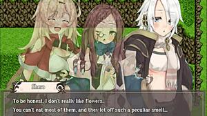 Lost in the city with a friend leads to femdom scenes featuring big cock cum action and small tits fetish in Enatus Radi part 4 hentai game.