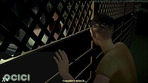 Big tits mature gets from behind fucking in 3D cartoon show with American Dad voyeur ass action