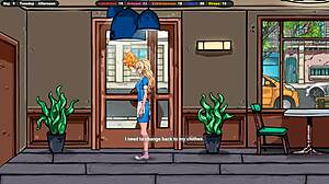 Hard Everyday Life of Waitress Girl in Sexy Game