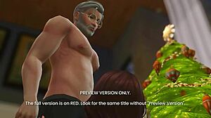 非常快乐的婚外情：3D色情熟女出轨预览