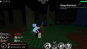 King Noli Battles Petit Noobs in Roblox Forsaken