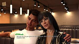 Leap Of Faith 147 Shows Big Tits In 3D Game Anime Action!