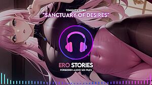 Oh wow, this seduction in Ero Stories Sanctuary of Desires audio ASMR is so whispery and healing 😍