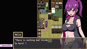 Δοκίμασα το τεστ μάγισσας της Melia gameplay με ομαδική καβάλα και σκηνές creampie