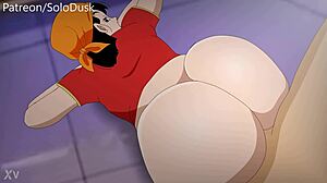 Big Booty Pan Fucked Hard in DBZ Anime Scene