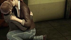Claire Redfield and Moira Burton Lesbian Kiss Full Video?