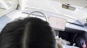 i got creampied by this asian guy while the car was moving
