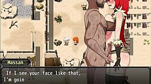 protagonista enjoys bikini time outdoors while men watch her at the beach - rebecca and the sword of nasty curses - parte 6