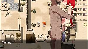 protagonista enjoys bikini time outdoors while men watch her at the beach - rebecca and the sword of nasty curses - parte 6