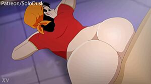 Big Booty Pan Fucked Hard in DBZ Anime Scene
