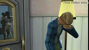 Cheating Wife Takes Big Black Cock in Sims4 Porn!