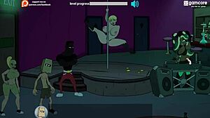 Fuckerman in the Club with Big Ass BBW Stripping and Dancing Wild!