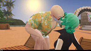 Tatsumaki from One Punch Man takes old cock hard