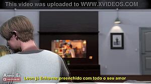 Resident Evil 4 Ashley Graham and Leon Naked