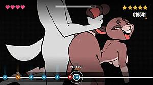 Furry Group Fucking in Sexy Rhythm Hentai Game Beat Banger
