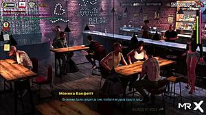 Két karakter egymás mellett a divat üzleti játékban