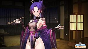 ep4 half-demon shinobi bangs manari for raw power gain