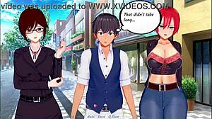 Confusing Office Adventure Game With Mature Asian Characters In 3D Part 1