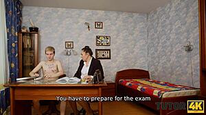 Tutor4k Chubby Mature Teacher Shows Off Her Sexiest Angles in Stockings.