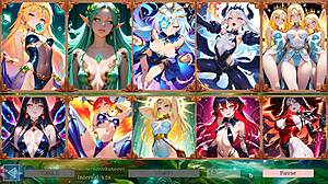 Battle babes in hot elf fantasy with sexy cosplay compilation